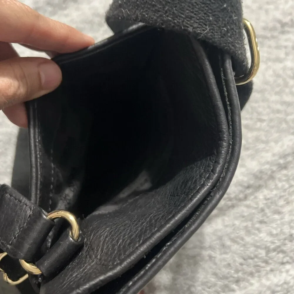 Michael Kors leather adjustable Crossbody bag black